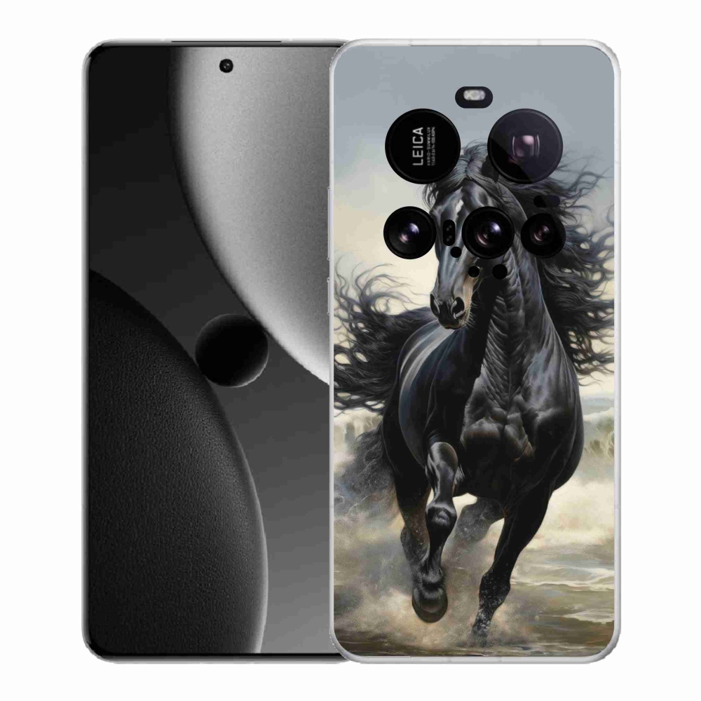 Gélový kryt mmCase na Xiaomi 15 Ultra - bežiaci čierny kôň