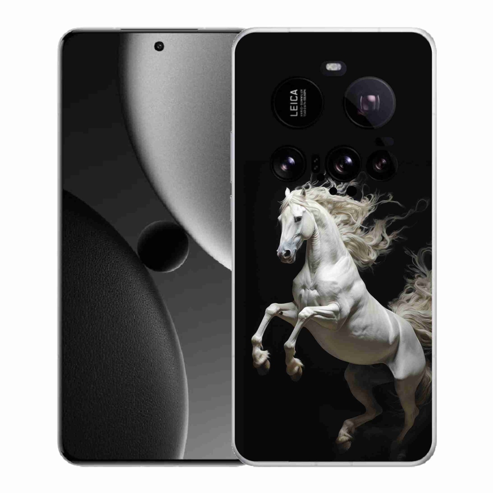 Gélový kryt mmCase na Xiaomi 15 Ultra - biely kôň 4