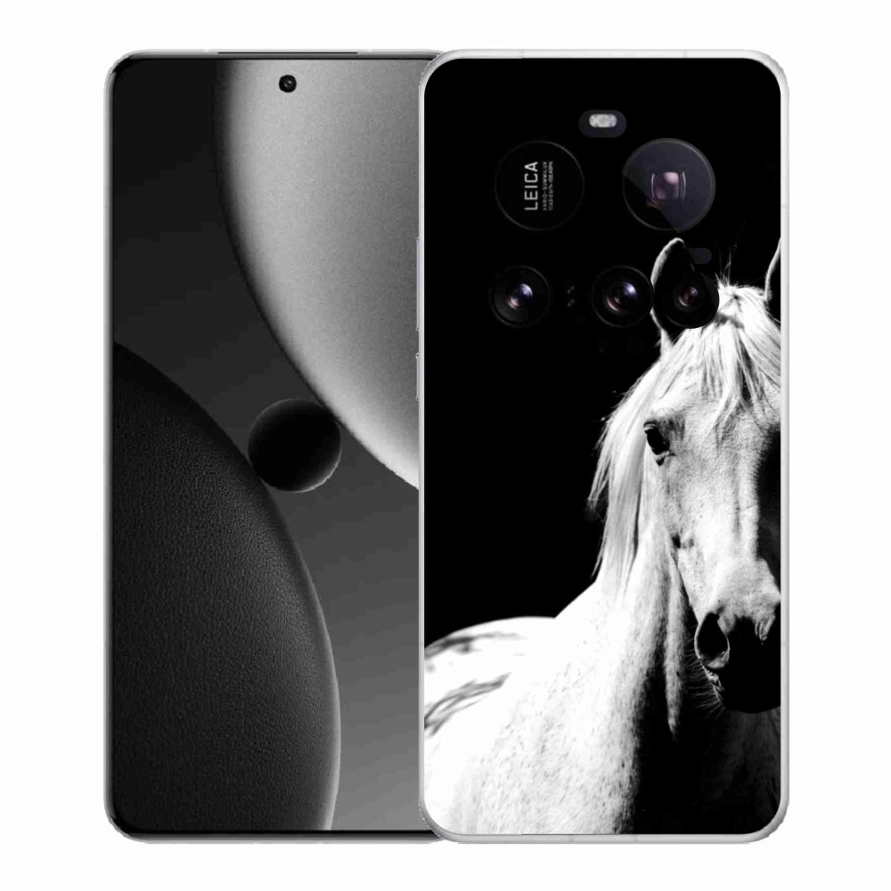Gélový kryt mmCase na Xiaomi 15 Ultra - biely kôň 5