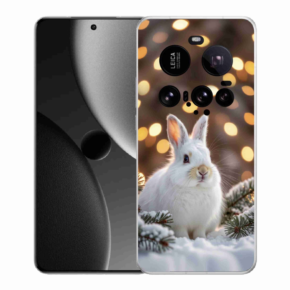 Gélový kryt mmCase na Xiaomi 15 Ultra - biely zajac