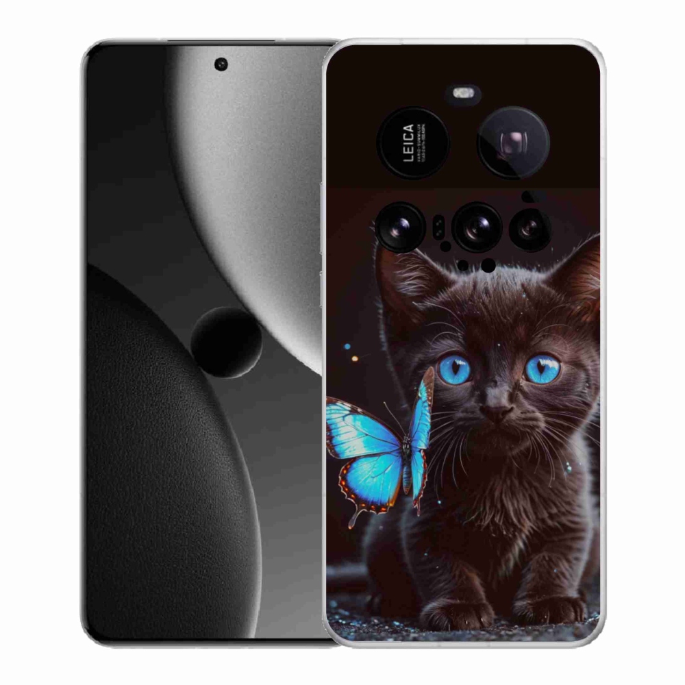 Gélový kryt mmCase na Xiaomi 15 Ultra - čierne mačiatko 3