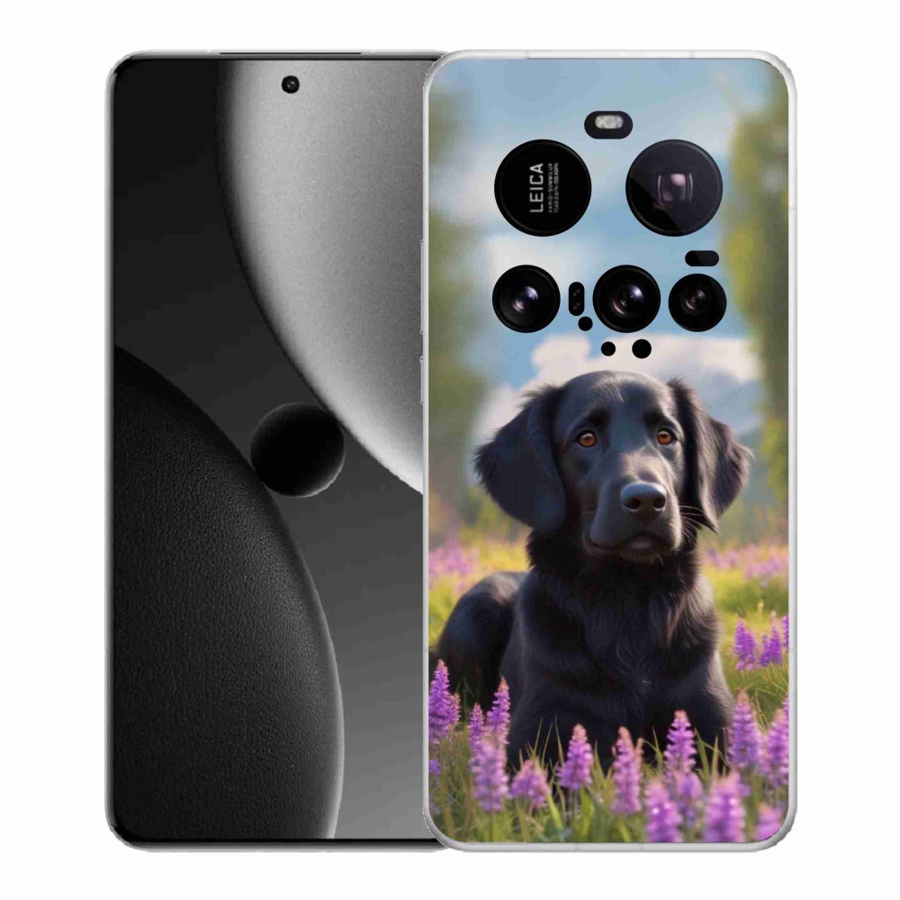 Gélový kryt mmCase na Xiaomi 15 Ultra - elegantný čierny retriever