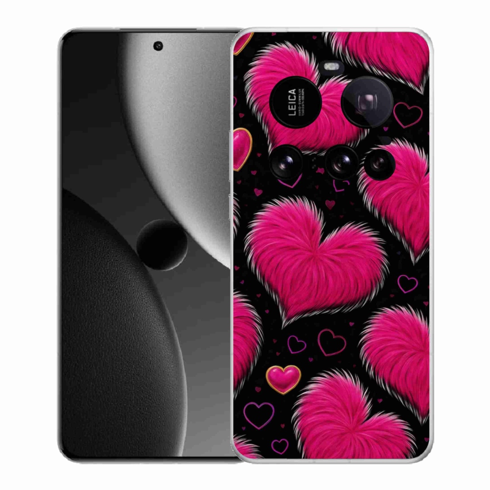 Gélový kryt mmCase na Xiaomi 15 Ultra - hebké srdce