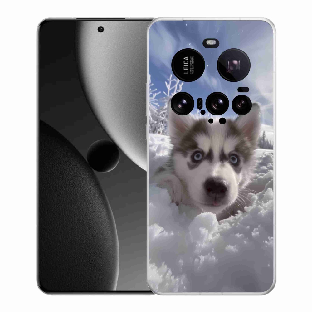 Gélový kryt mmCase na Xiaomi 15 Ultra - husky v snehu