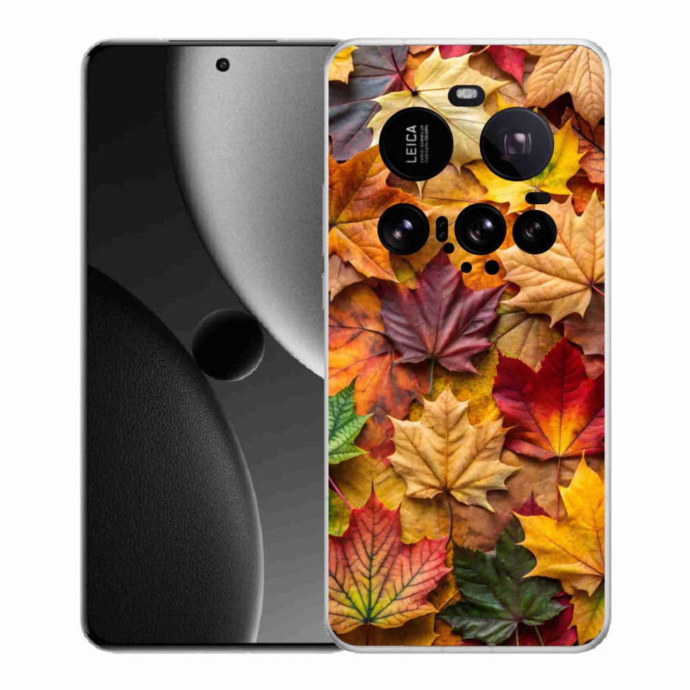 Gélový kryt mmCase na Xiaomi 15 Ultra - javorové listy 2