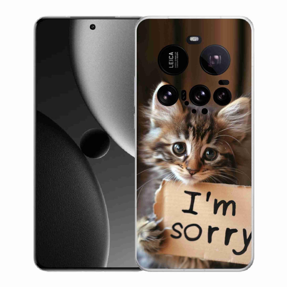 Gélový kryt mmCase na Xiaomi 15 Ultra - mačacie ospravedlnenie