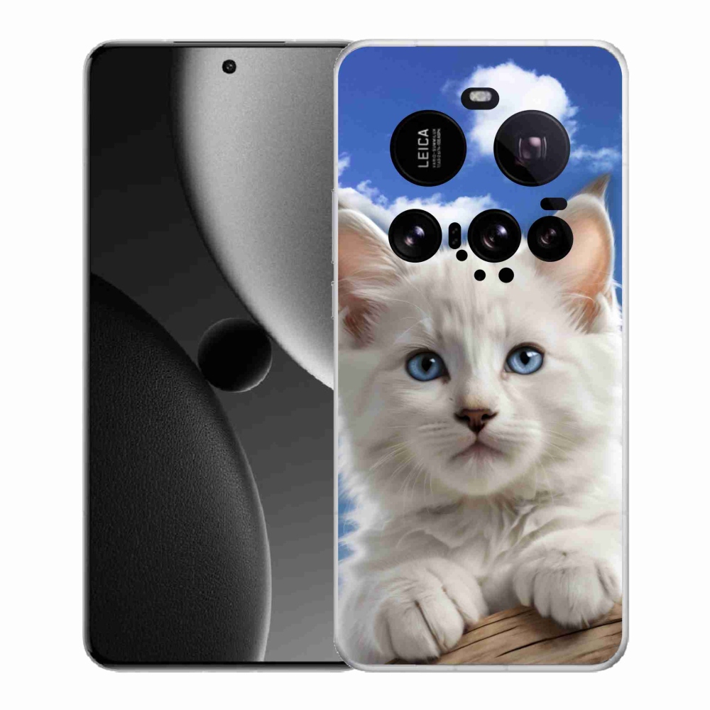 Gélový kryt mmCase na Xiaomi 15 Ultra - mačiatko a oblaky