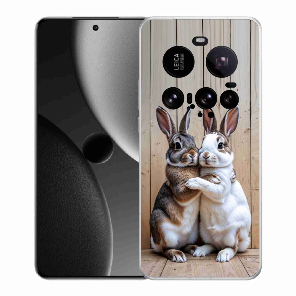 Gélový kryt mmCase na Xiaomi 15 Ultra - králičie pár