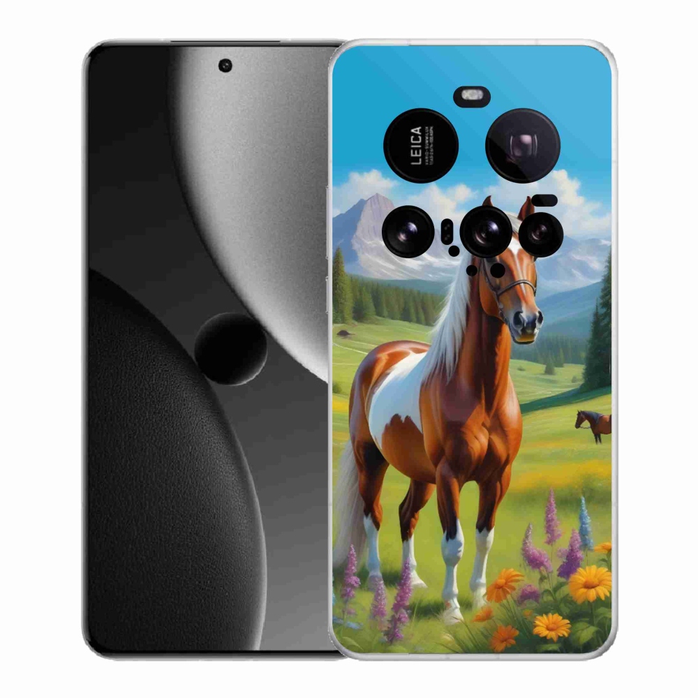 Gélový kryt mmCase na Xiaomi 15 Ultra - kôň na lúke
