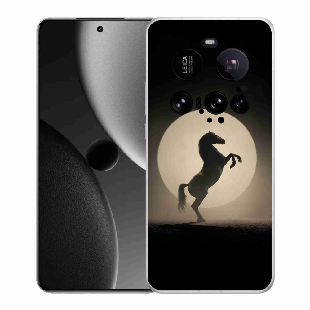 Gélový kryt mmCase na Xiaomi 15 Ultra - kôň v siluete