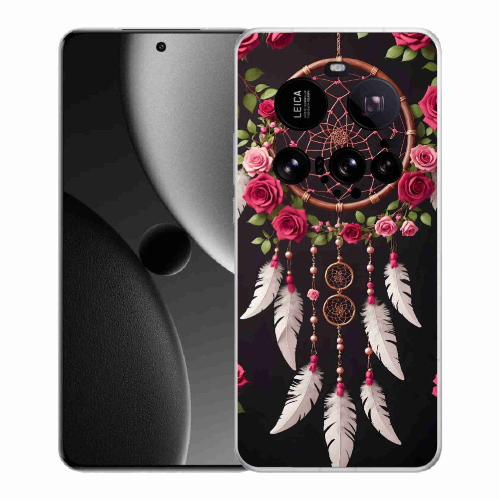 Gélový kryt mmCase na Xiaomi 15 Ultra - lapač snov s ružami