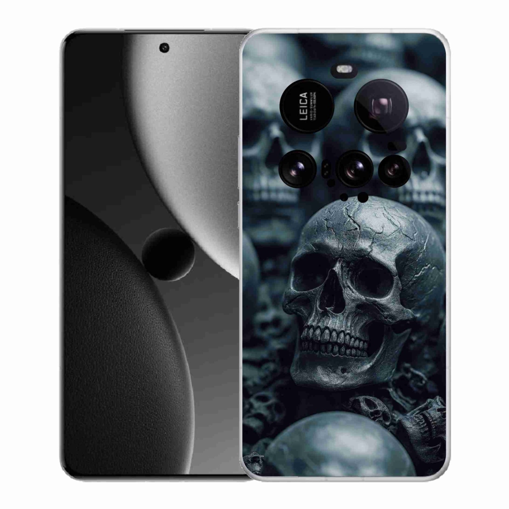 Gélový kryt mmCase na Xiaomi 15 Ultra - lebka 2