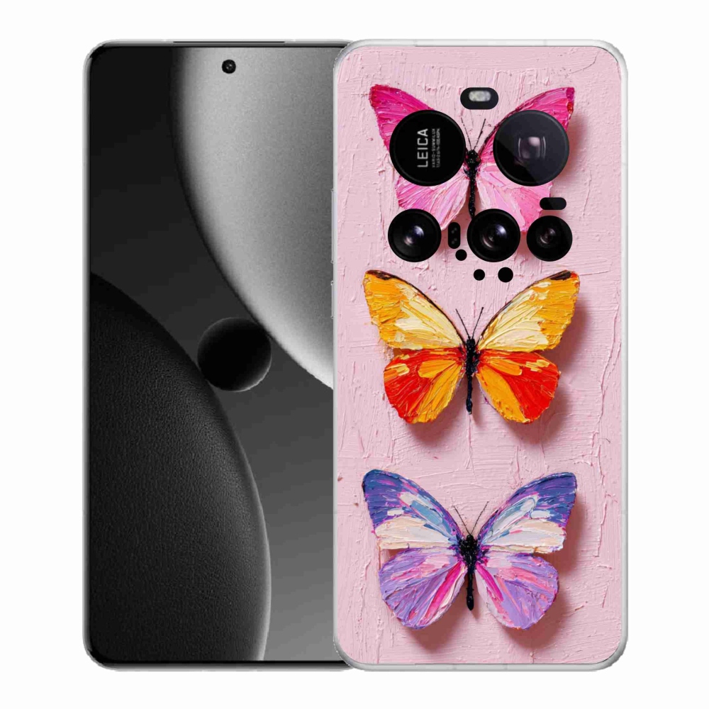 Gélový kryt mmCase na Xiaomi 15 Ultra - motýlia trojica