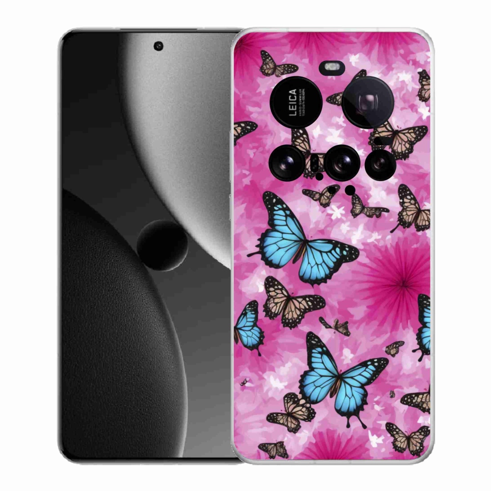 Gélový kryt mmCase na Xiaomi 15 Ultra - motýlia záhrada