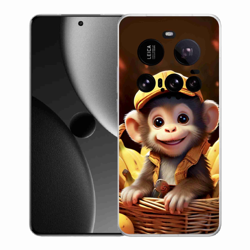 Gélový kryt mmCase na Xiaomi 15 Ultra - opice v košíku