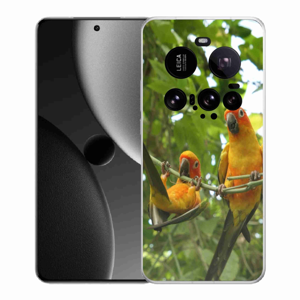 Gélový kryt mmCase na Xiaomi 15 Ultra - papagáje aratingy