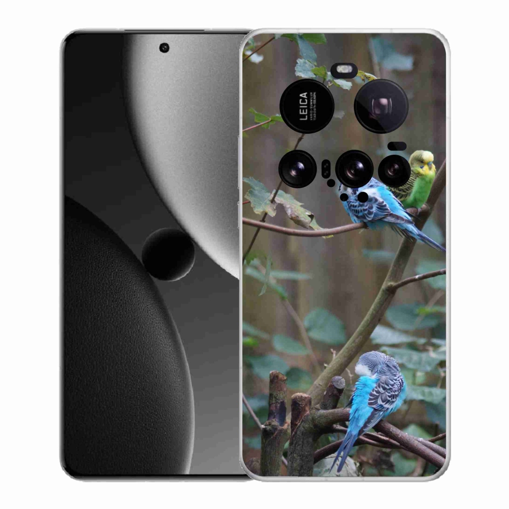 Gélový kryt mmCase na Xiaomi 15 Ultra - papagáje na vetve