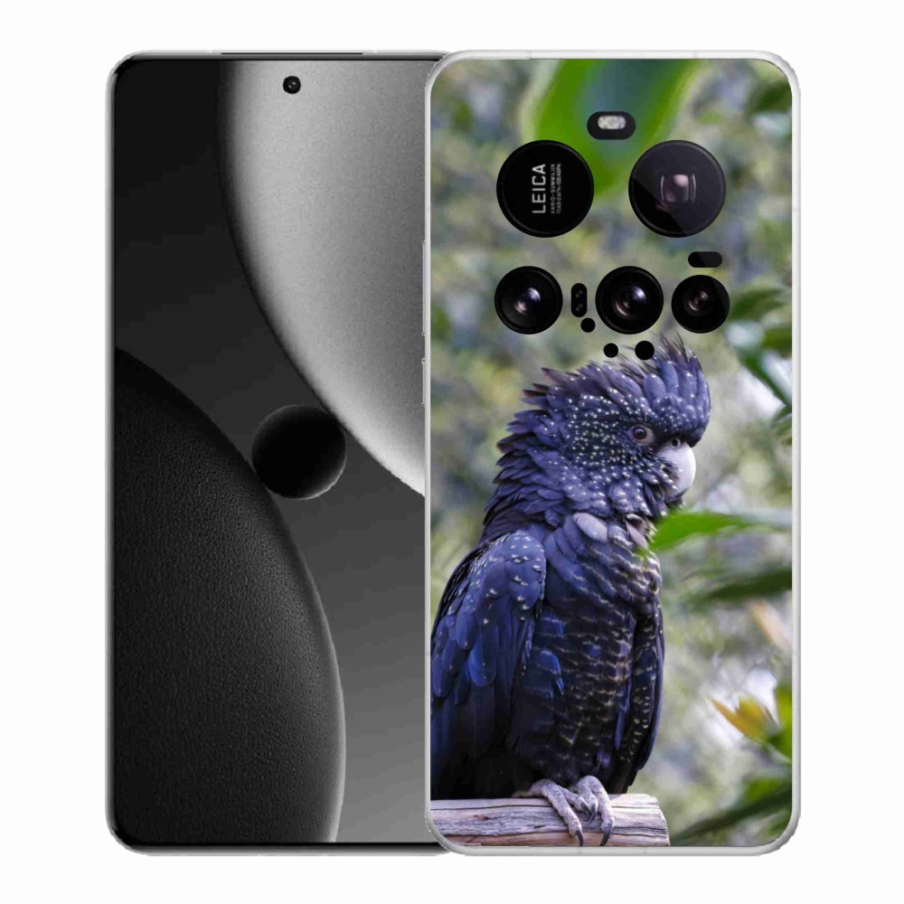 Gélový kryt mmCase na Xiaomi 15 Ultra - papagáj kakadu čierny