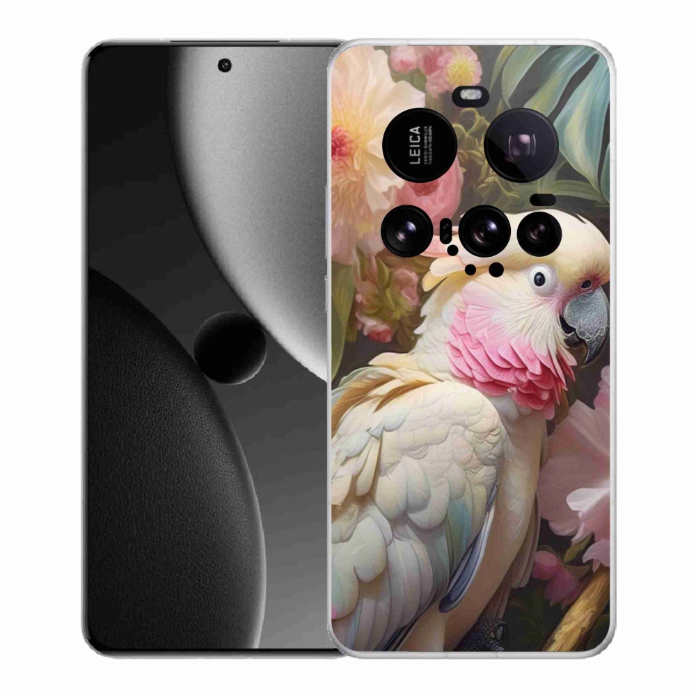 Gélový kryt mmCase na Xiaomi 15 Ultra - papagáj kakadu ružový 2