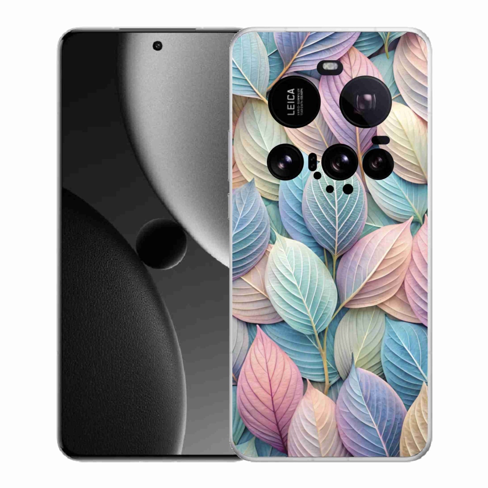 Gélový kryt mmCase na Xiaomi 15 Ultra - pastelové listy