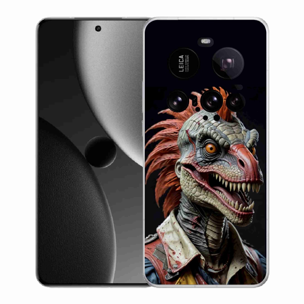 Gélový kryt mmCase na Xiaomi 15 Ultra - punk dinosaurus