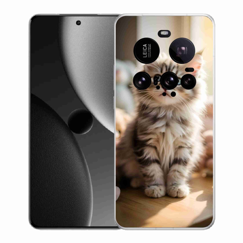 Gélový kryt mmCase na Xiaomi 15 Ultra - roztomilé mačiatko 10