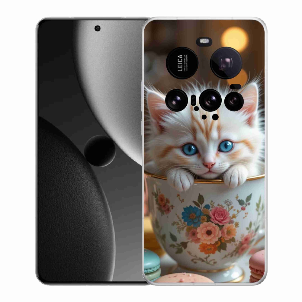 Gélový kryt mmCase na Xiaomi 15 Ultra - roztomilé mačiatko 6