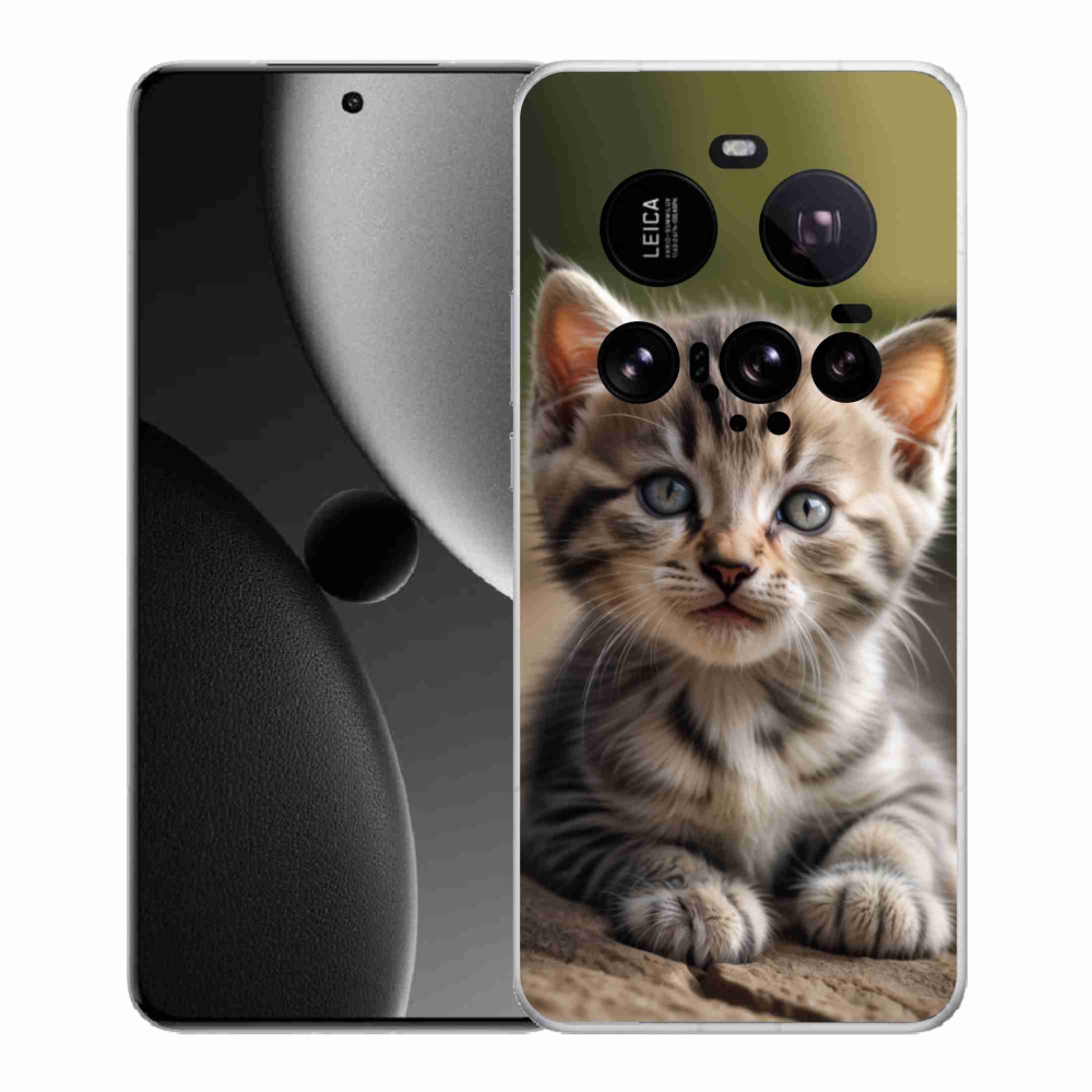 Gélový kryt mmCase na Xiaomi 15 Ultra - roztomilé mačiatko 9