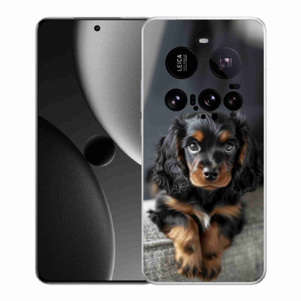 Gélový kryt mmCase na Xiaomi 15 Ultra - roztomilý dlhosrstý jazvečík