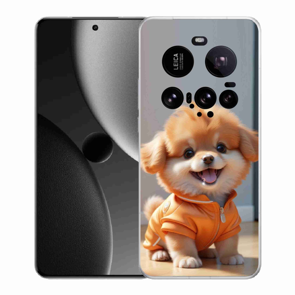 Gélový kryt mmCase na Xiaomi 15 Ultra - roztomilý pomeranian v mikine