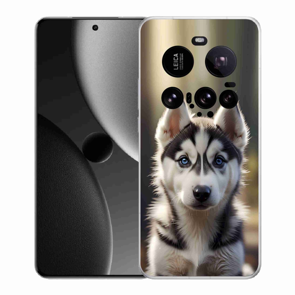 Gélový kryt mmCase na Xiaomi 15 Ultra - roztomilý sibírsky husky