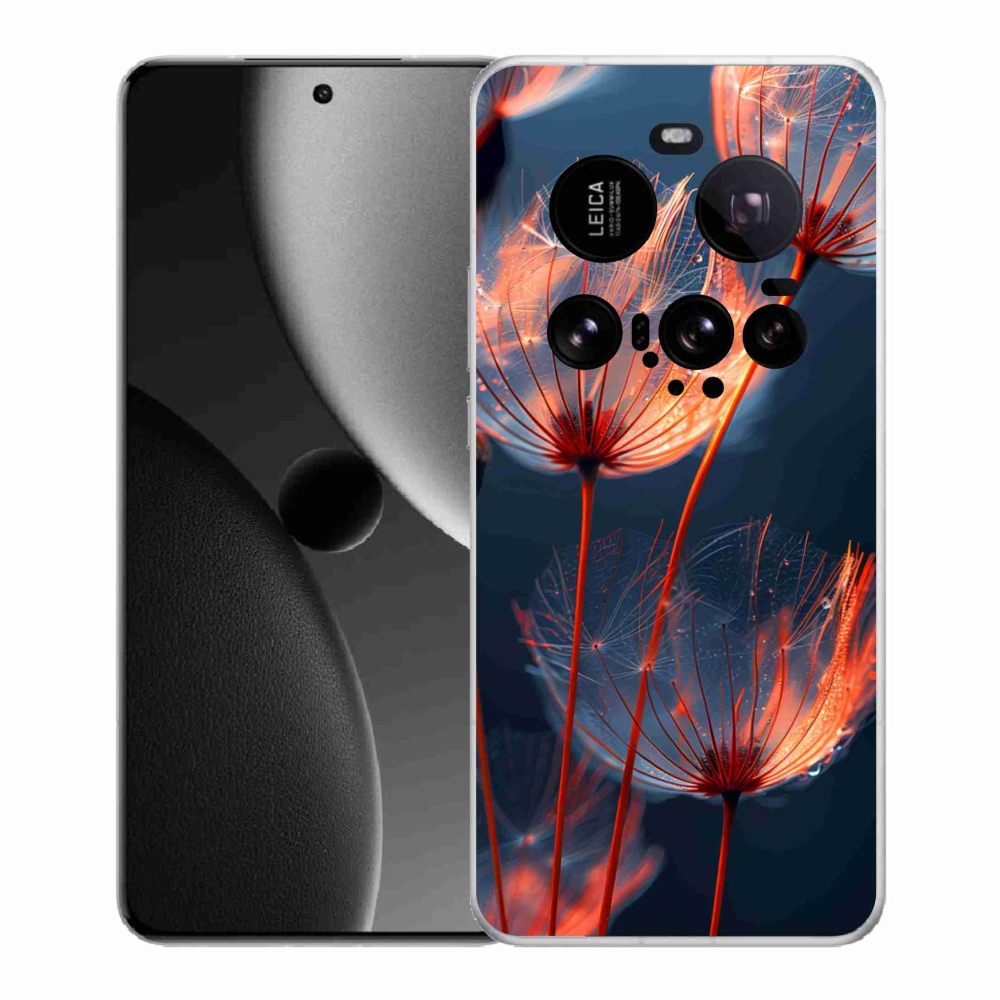 Gélový kryt mmCase na Xiaomi 15 Ultra - svetielkujúce páperie