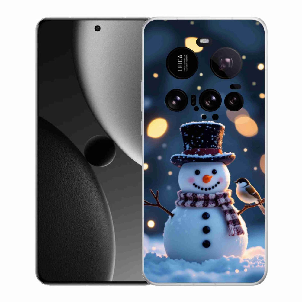 Gélový kryt mmCase na Xiaomi 15 Ultra - vianočný snehuliak