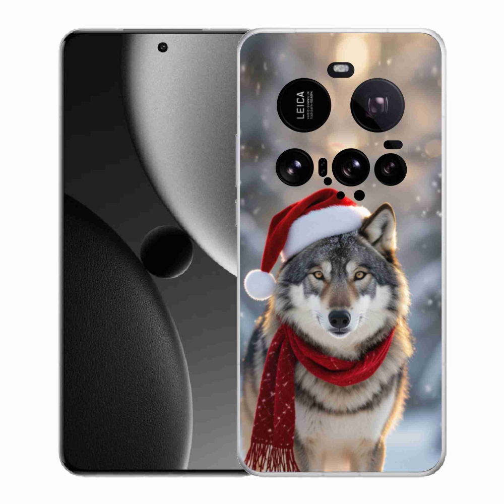 Gélový kryt mmCase na Xiaomi 15 Ultra - vianočný vlk