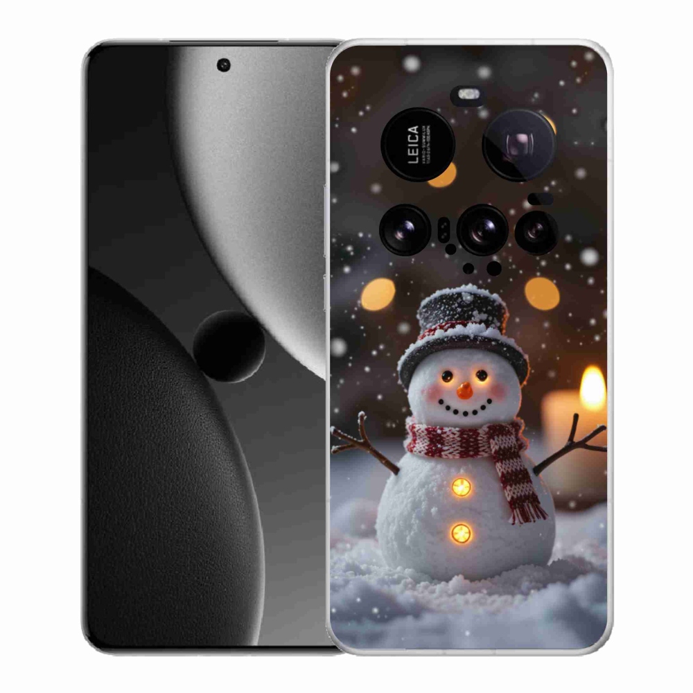 Gélový kryt mmCase na Xiaomi 15 Ultra - veselý snehuliak