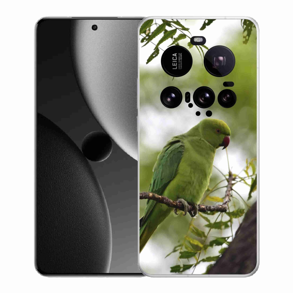 Gélový kryt mmCase na Xiaomi 15 Ultra - zelený papagáj