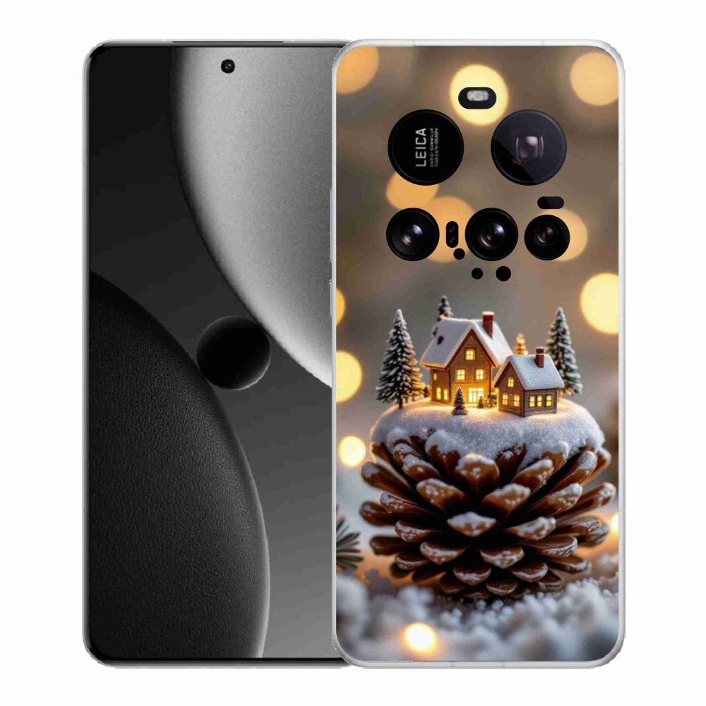 Gélový kryt mmCase na Xiaomi 15 Ultra - zimná dedinka