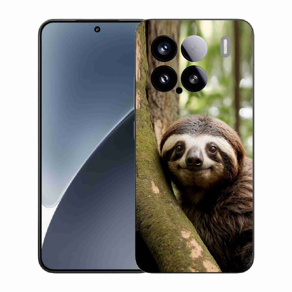 Gélový kryt mmCase na Xiaomi 15 - usmievavý leňochod