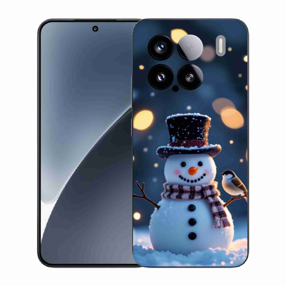 Gélový kryt mmCase na Xiaomi 15 - vianočný snehuliak