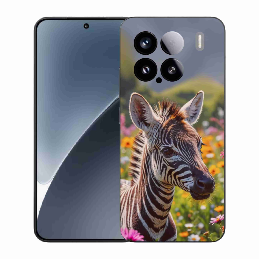 Gélový kryt mmCase na Xiaomi 15 - zebra na lúke