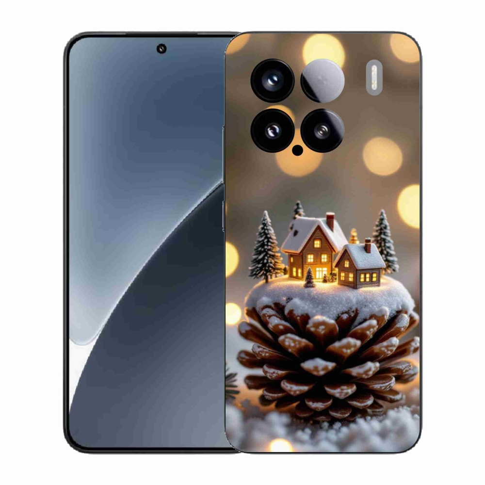 Gélový kryt mmCase na Xiaomi 15 - zimná dedinka