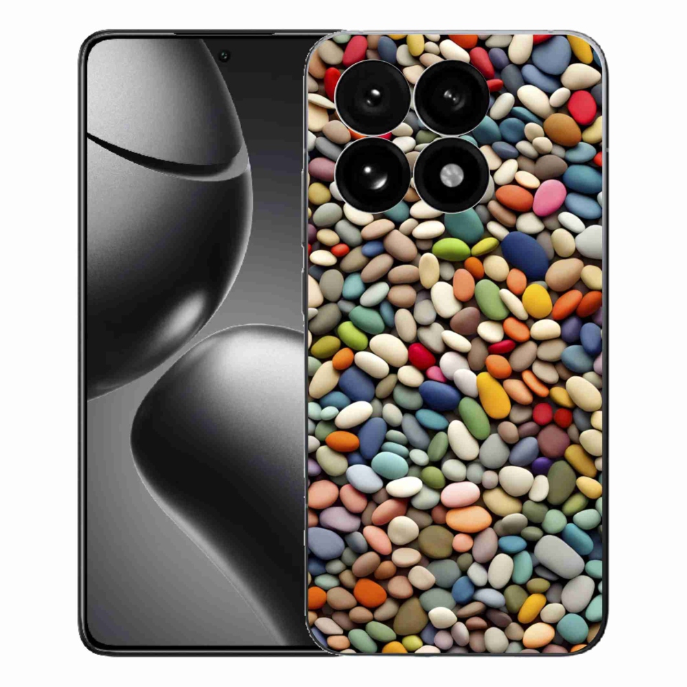 Gélový kryt mmCase na Xiaomi 15T - farebné kamienky 2