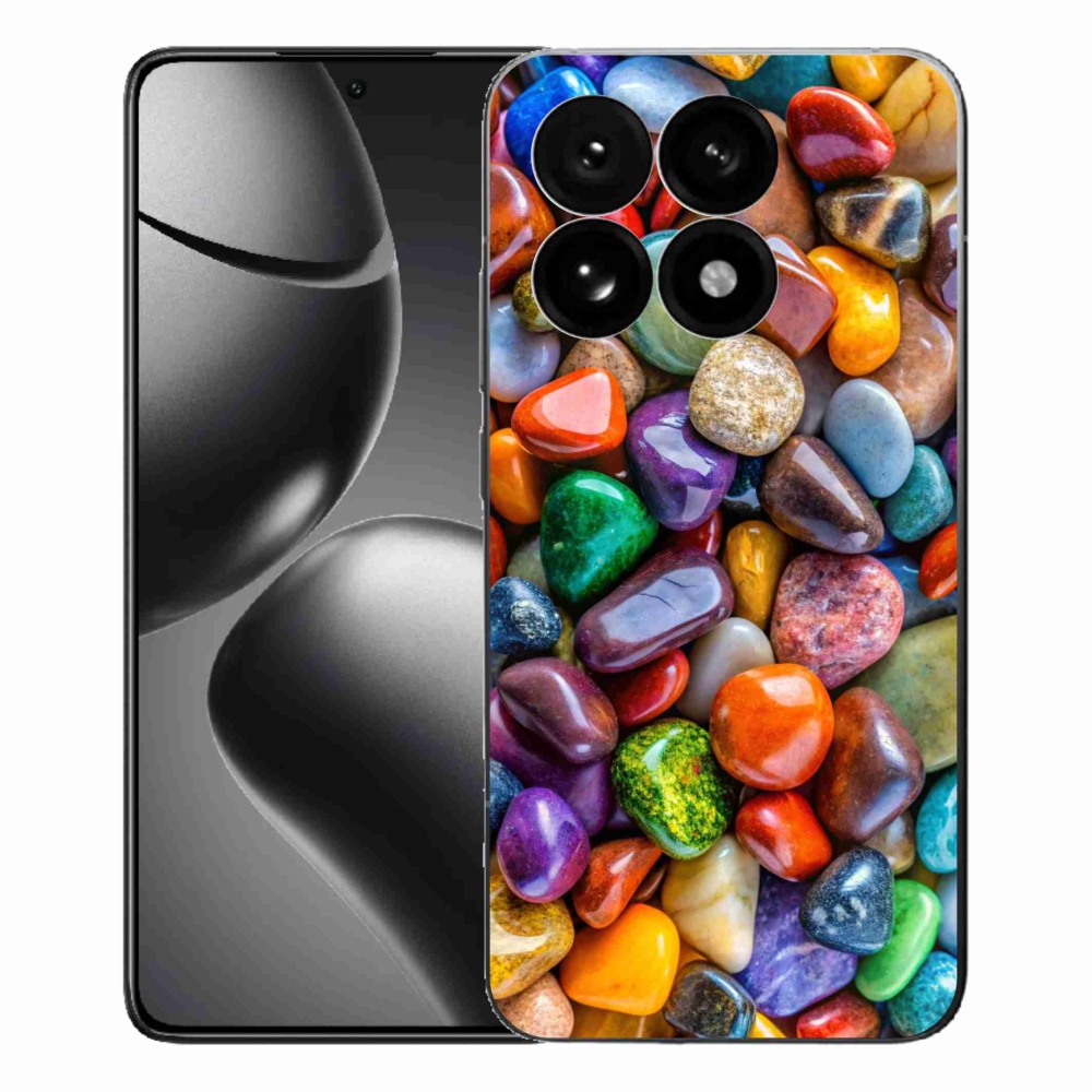 Gélový kryt mmCase na Xiaomi 15T - farebné kamienky