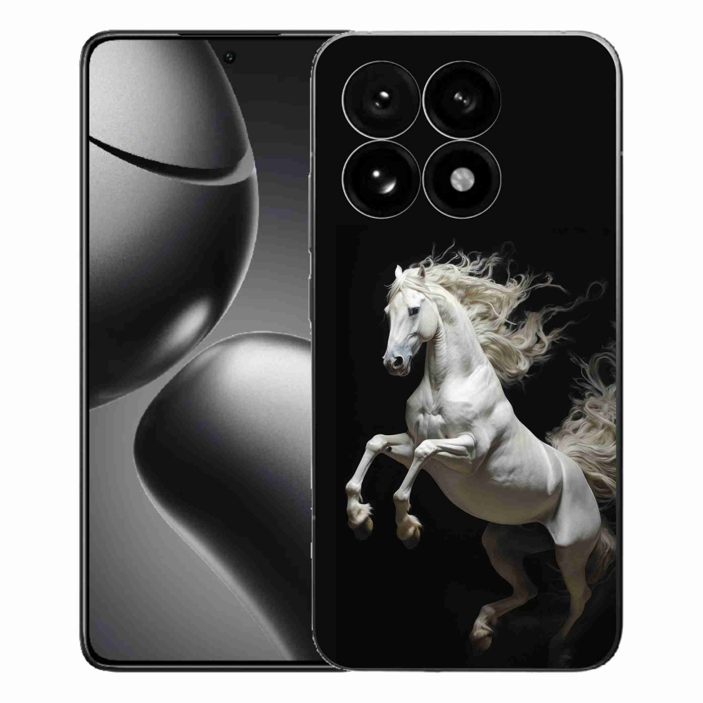Gélový kryt mmCase na Xiaomi 15T - biely kôň 4
