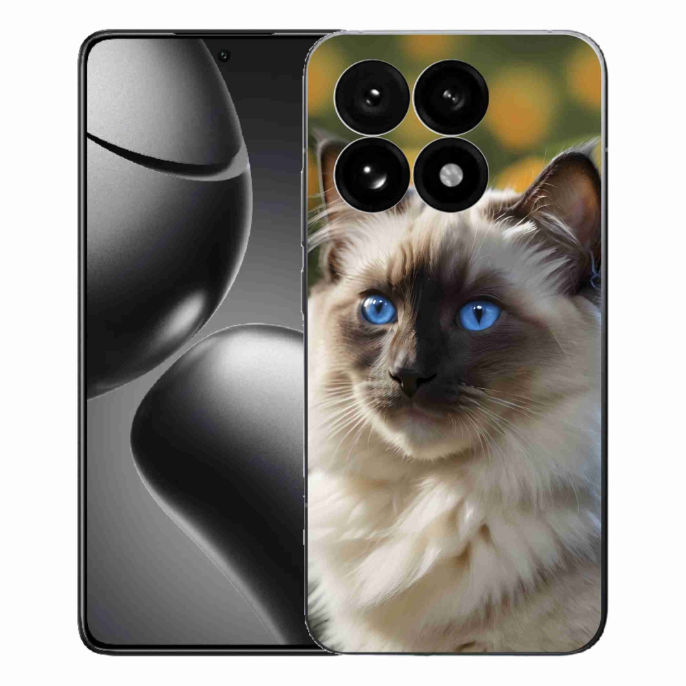 Gélový kryt mmCase na Xiaomi 15T - biely ragdoll