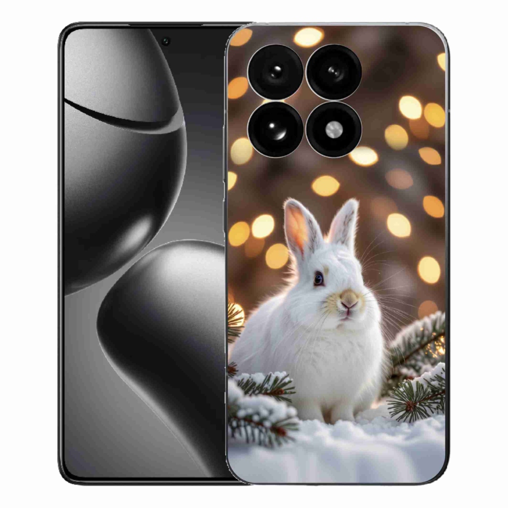 Gélový kryt mmCase na Xiaomi 15T - biely zajac