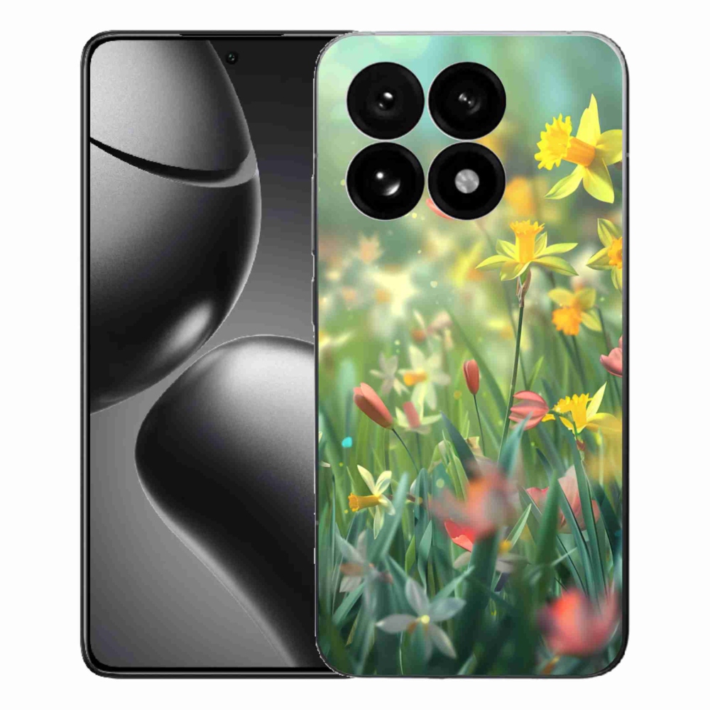 Gélový kryt mmCase na Xiaomi 15T - jarné kvety