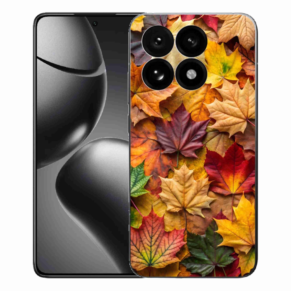 Gélový kryt mmCase na Xiaomi 15T - javorové listy 2