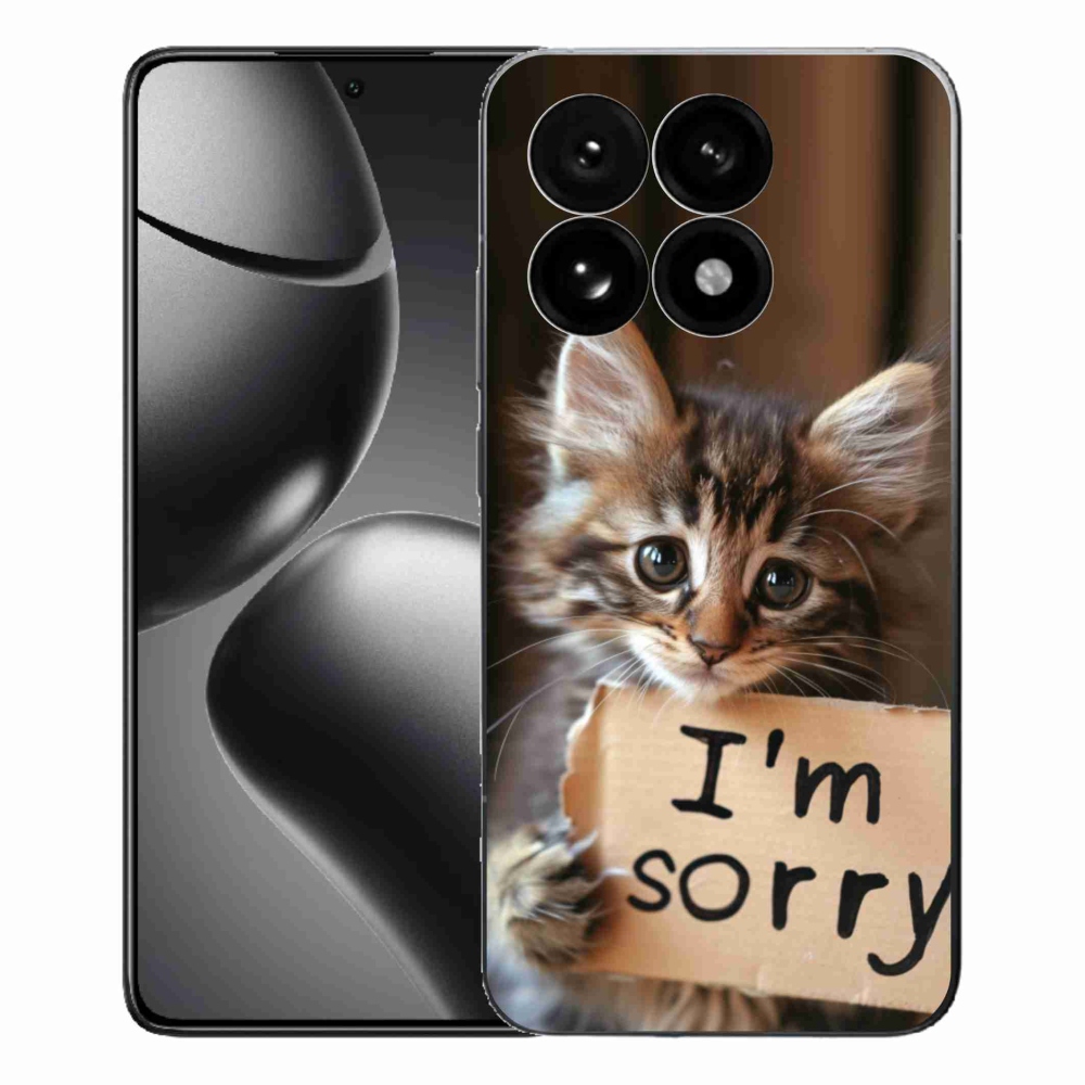 Gélový kryt mmCase na Xiaomi 15T - mačacie ospravedlnenie