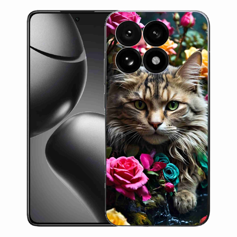 Gélový kryt mmCase na Xiaomi 15T - mačacie pohľad 2